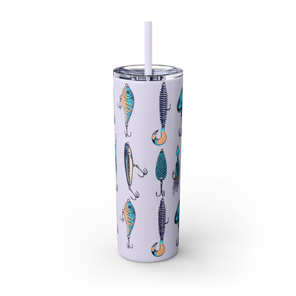 Fishing Lure Skinny 20oz Tumbler