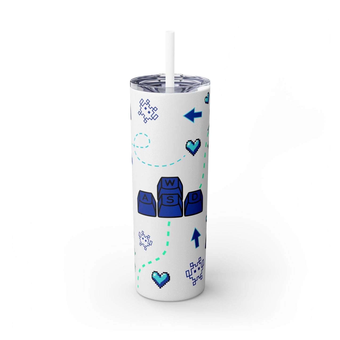 Gaming Tumbler - I Like the Way You Move, 20oz Skinny Tumbler with Straw