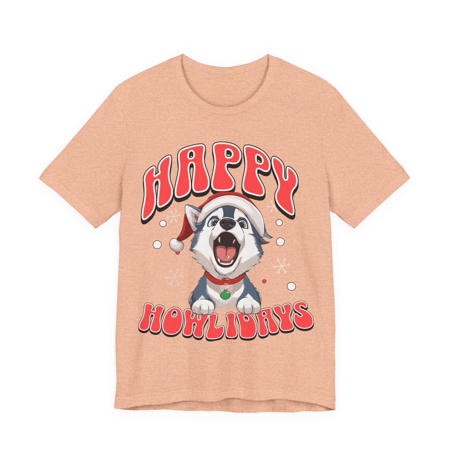 Christmas dog t-shirt | Funny Shirt |  Funny dog christmas | Graphic T-Shirt | Gift for Her | Christmas T-shirt | Dog Mom| Howling Dog Tee