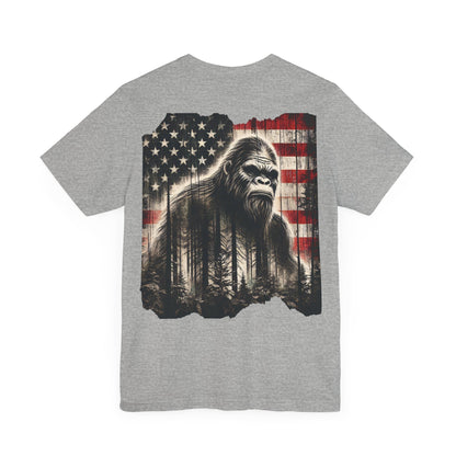 Bigfoot, bigfoot tee, america t - shirt, sasquatch shirt, hide and seek champ, bigfoot in america, mountain shirt, animal shirt, - VICIOUSLY CRUNK MERCH