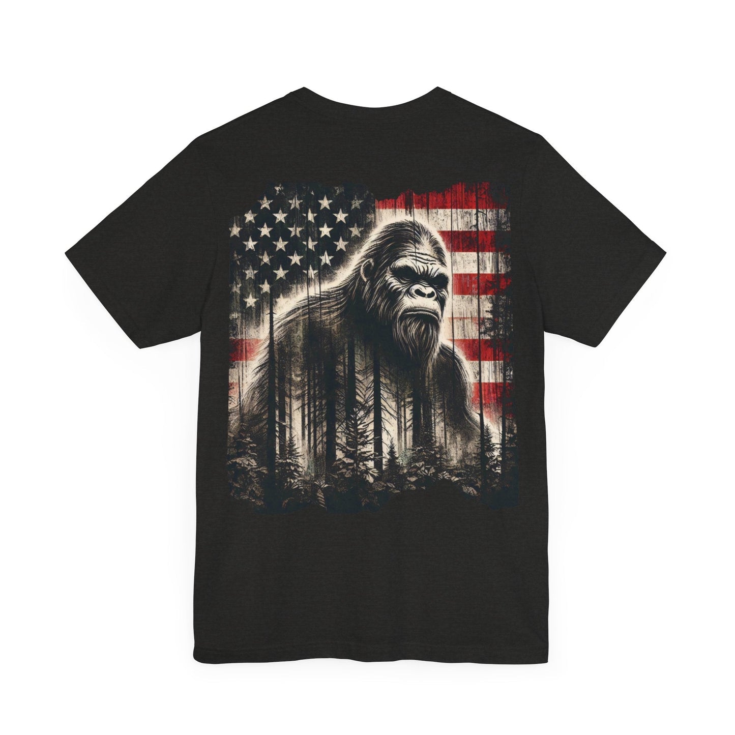 Bigfoot, bigfoot tee, america t - shirt, sasquatch shirt, hide and seek champ, bigfoot in america, mountain shirt, animal shirt, - VICIOUSLY CRUNK MERCH