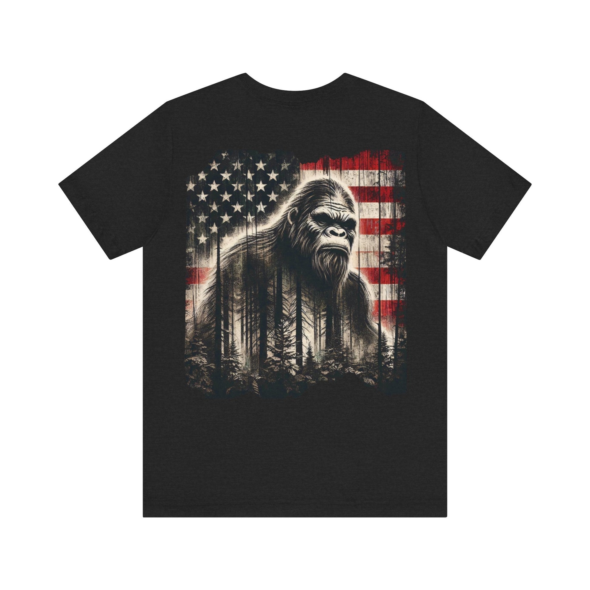 Bigfoot, bigfoot tee, america t - shirt, sasquatch shirt, hide and seek champ, bigfoot in america, mountain shirt, animal shirt, - VICIOUSLY CRUNK MERCH