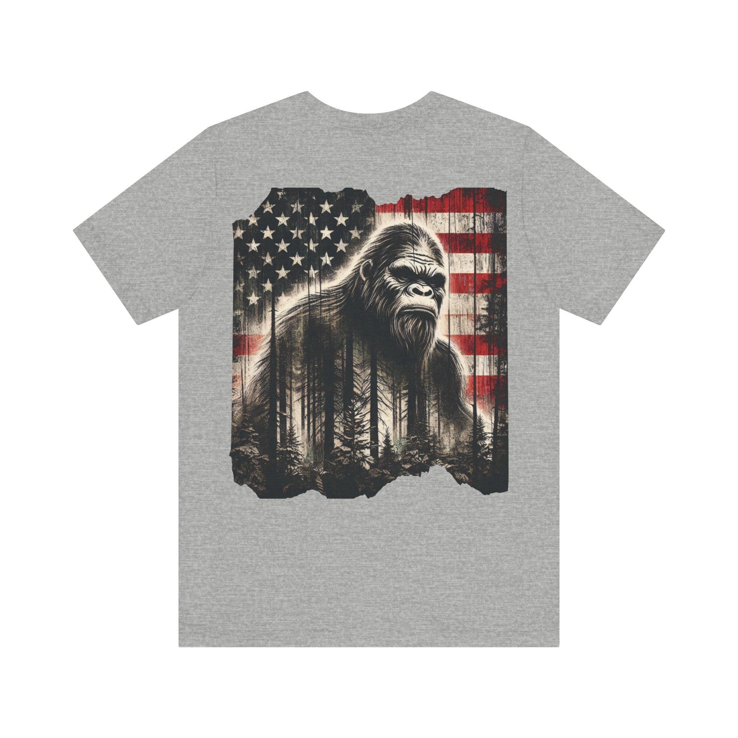 Bigfoot, bigfoot tee, america t - shirt, sasquatch shirt, hide and seek champ, bigfoot in america, mountain shirt, animal shirt, - VICIOUSLY CRUNK MERCH