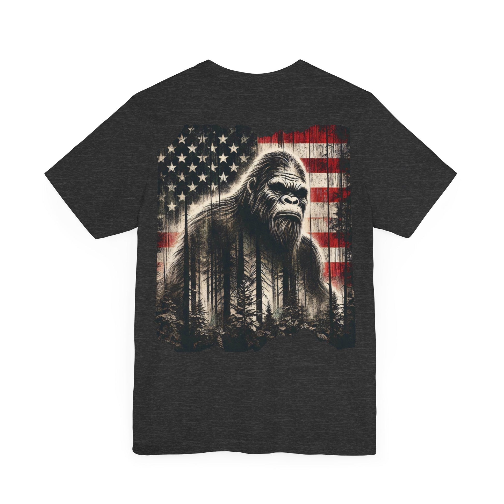 Bigfoot, bigfoot tee, america t - shirt, sasquatch shirt, hide and seek champ, bigfoot in america, mountain shirt, animal shirt, - VICIOUSLY CRUNK MERCH