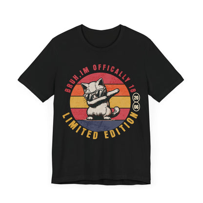 Bruh im officially 18 tshirt, teenage shirt, gift for teenager, gift for teen, 18th birthday gift, 18th birthday shirt, gift for daughter, - VICIOUSLY CRUNK MERCH