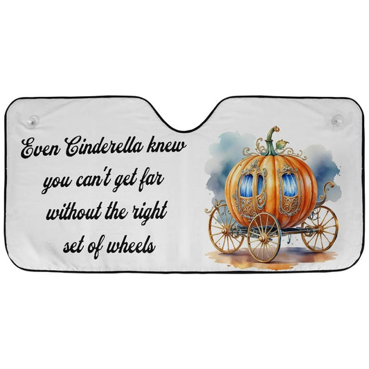 Cinderella Car Sunshade - VICIOUSLY CRUNK MERCH