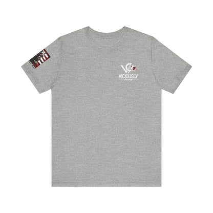 Conquer your fears - stand against the darkness - Unisex Jersey Short Sleeve Tee - VICIOUSLY CRUNK MERCH
