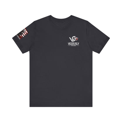 Conquer your fears - stand against the darkness - Unisex Jersey Short Sleeve Tee - VICIOUSLY CRUNK MERCH