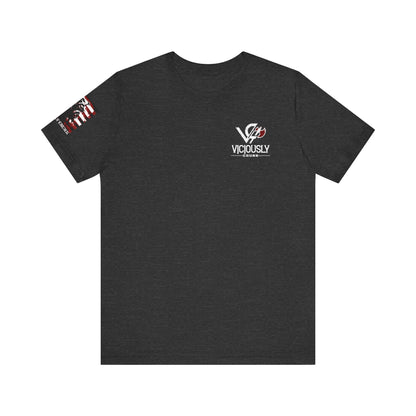 Conquer your fears - stand against the darkness - Unisex Jersey Short Sleeve Tee - VICIOUSLY CRUNK MERCH