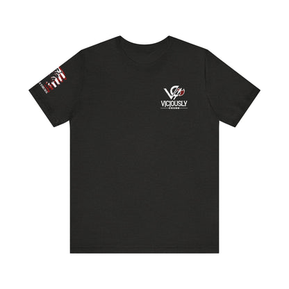Conquer your fears - stand against the darkness - Unisex Jersey Short Sleeve Tee - VICIOUSLY CRUNK MERCH