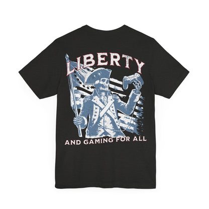 Liberty and gaming - T - shirt - VICIOUSLY CRUNK MERCH