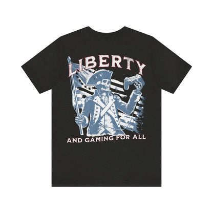 Liberty and gaming - T - shirt - VICIOUSLY CRUNK MERCH