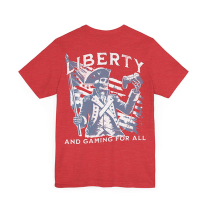 Liberty and gaming - T - shirt - VICIOUSLY CRUNK MERCH