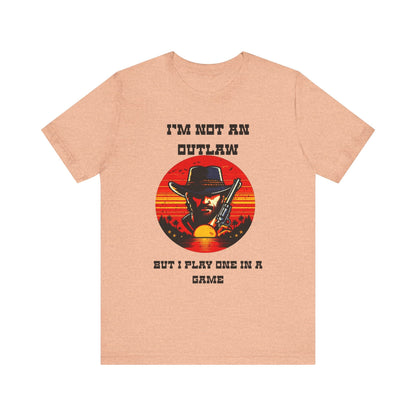 Outlaw Video Game Short Sleeve Tee - VICIOUSLY CRUNK MERCH