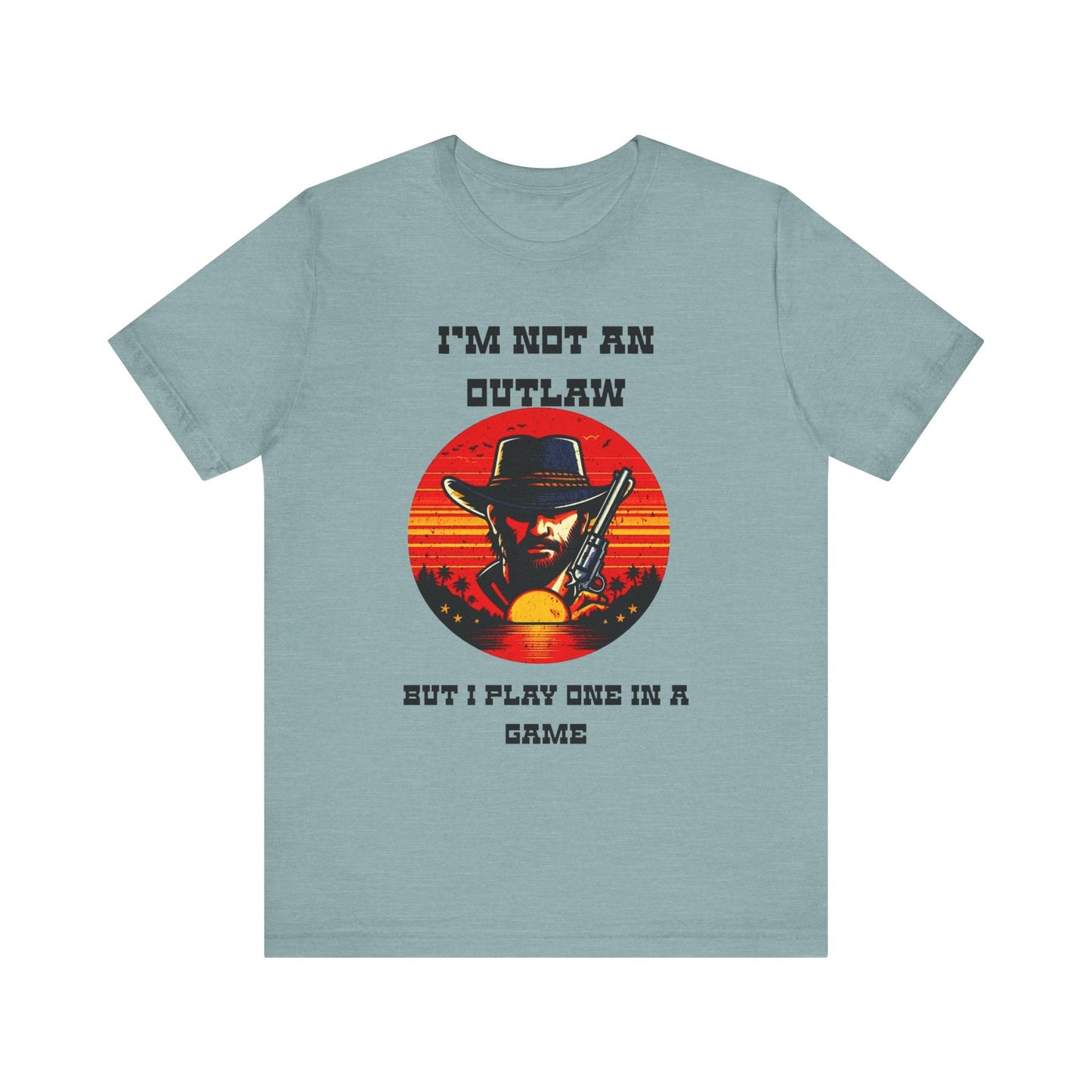 Outlaw Video Game Short Sleeve Tee - VICIOUSLY CRUNK MERCH