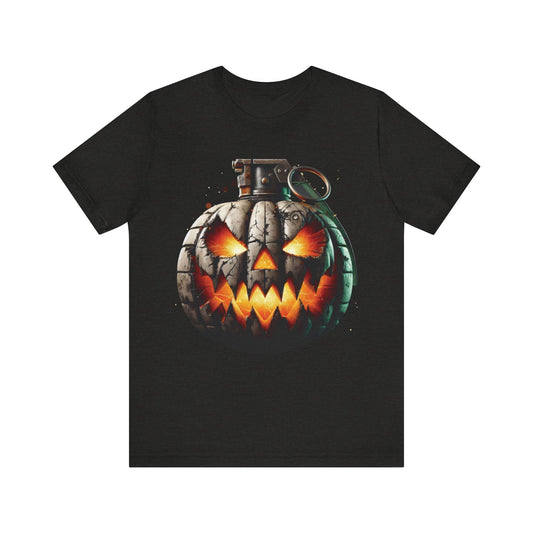 Pumpkin shirt, Pumpkin head grenade - T - shirt - VICIOUSLY CRUNK MERCH