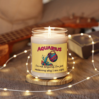 Sassy Aquarius Soy Candle, 9oz - VICIOUSLY CRUNK MERCH