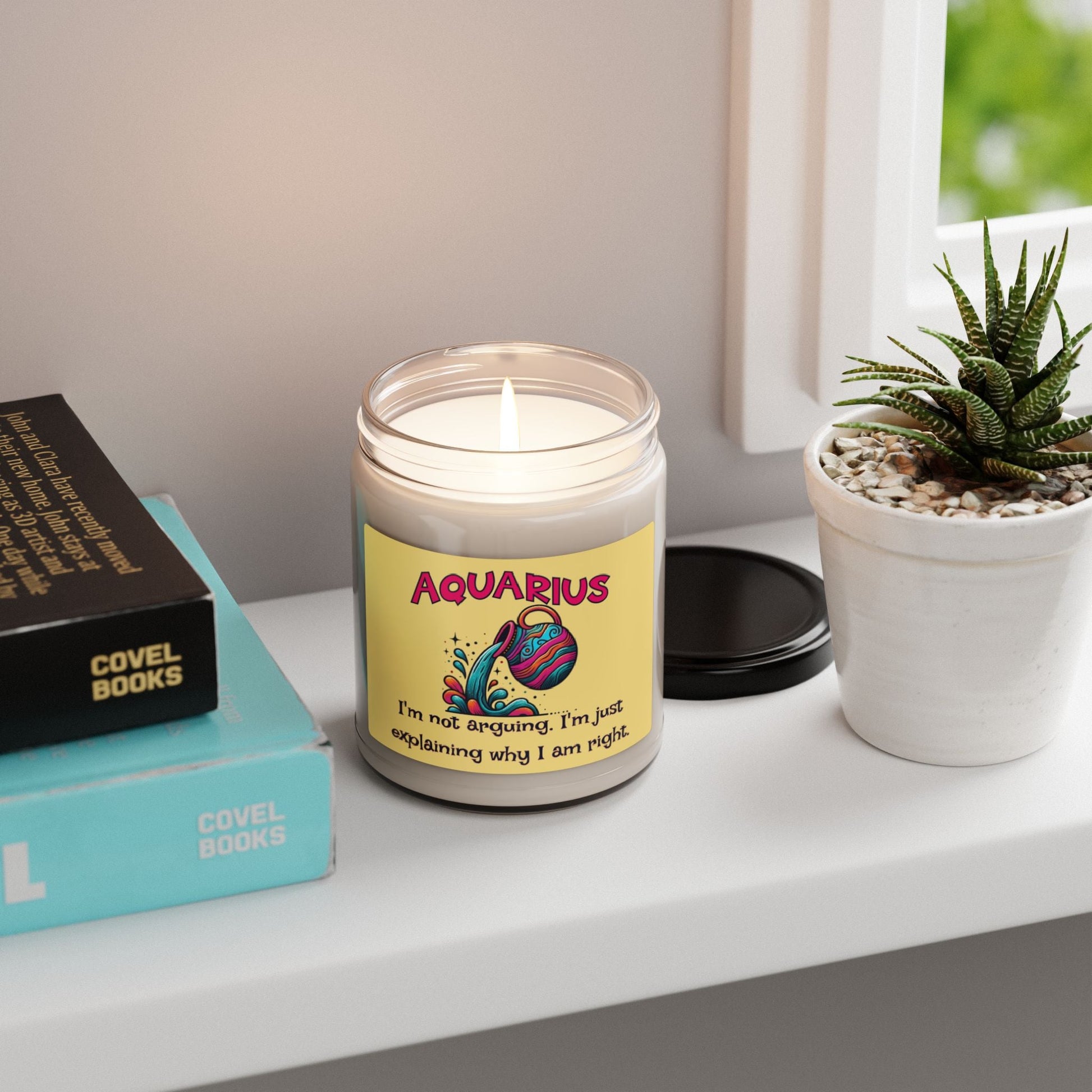 Sassy Aquarius Soy Candle, 9oz - VICIOUSLY CRUNK MERCH