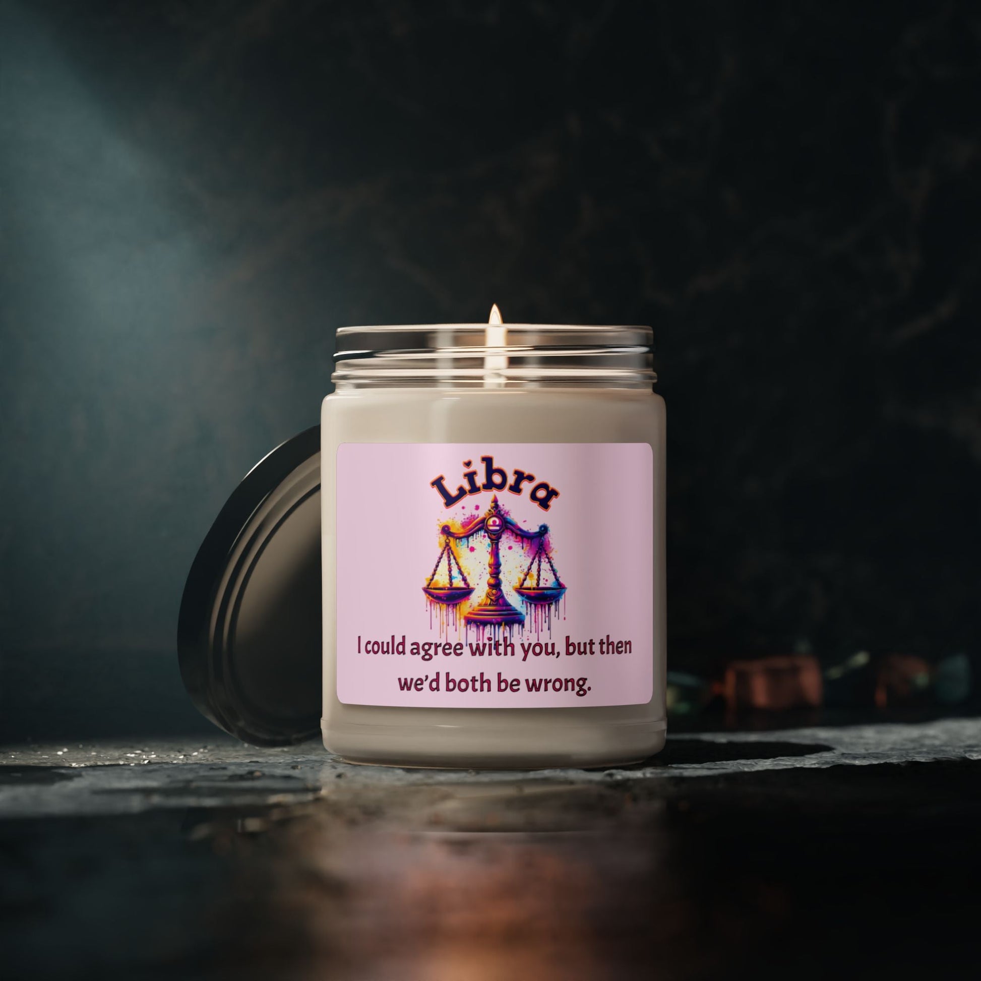 Sassy Libra Soy Candle, 9oz - VICIOUSLY CRUNK MERCH