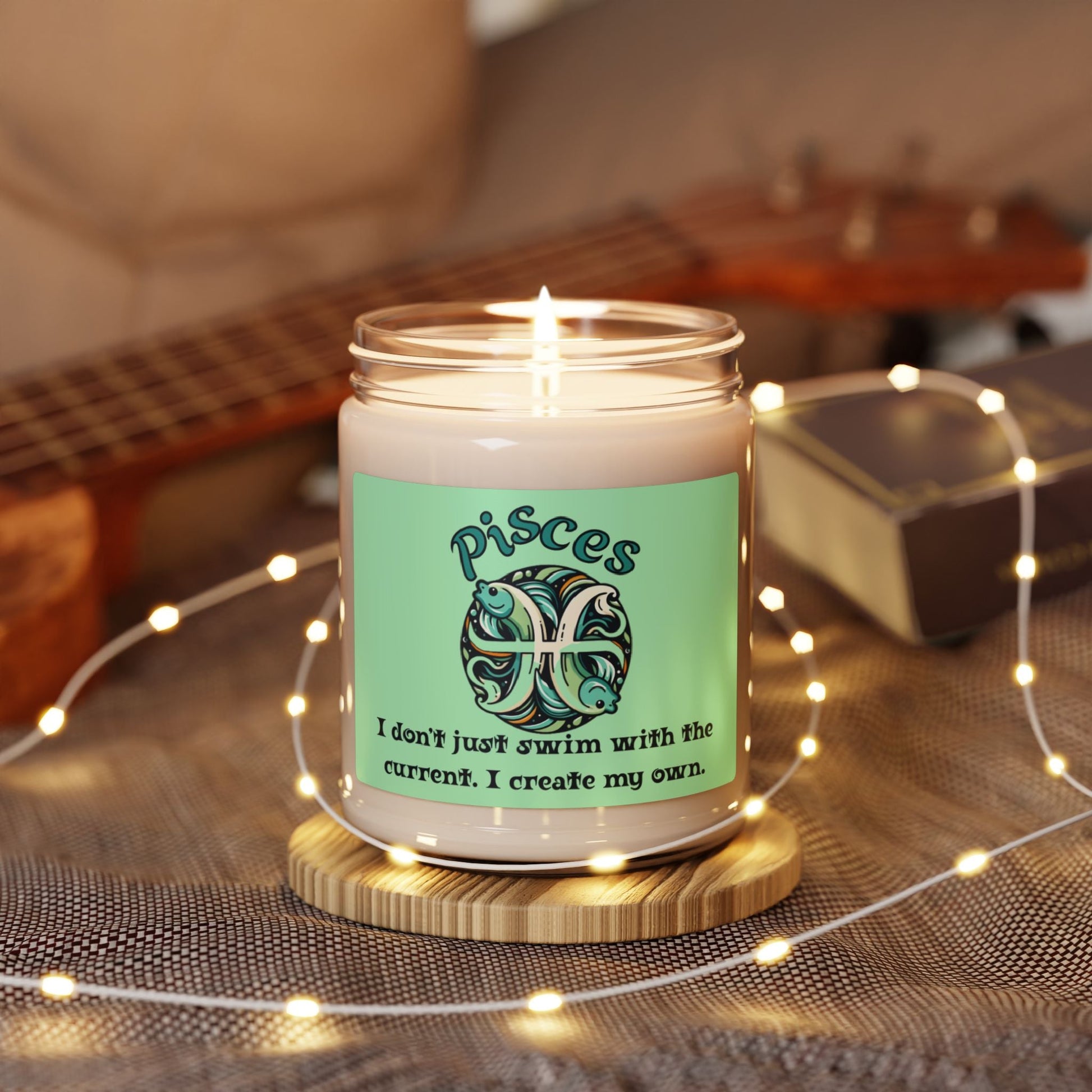 Sassy Pisces Soy Candle, 9oz - VICIOUSLY CRUNK MERCH