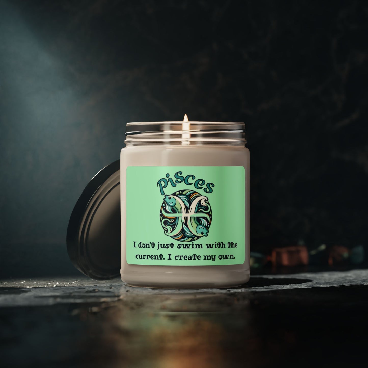 Sassy Pisces Soy Candle, 9oz - VICIOUSLY CRUNK MERCH