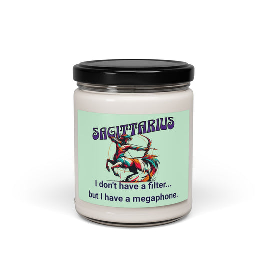 Sassy Sagittarius Soy Candle, 9oz - VICIOUSLY CRUNK MERCH