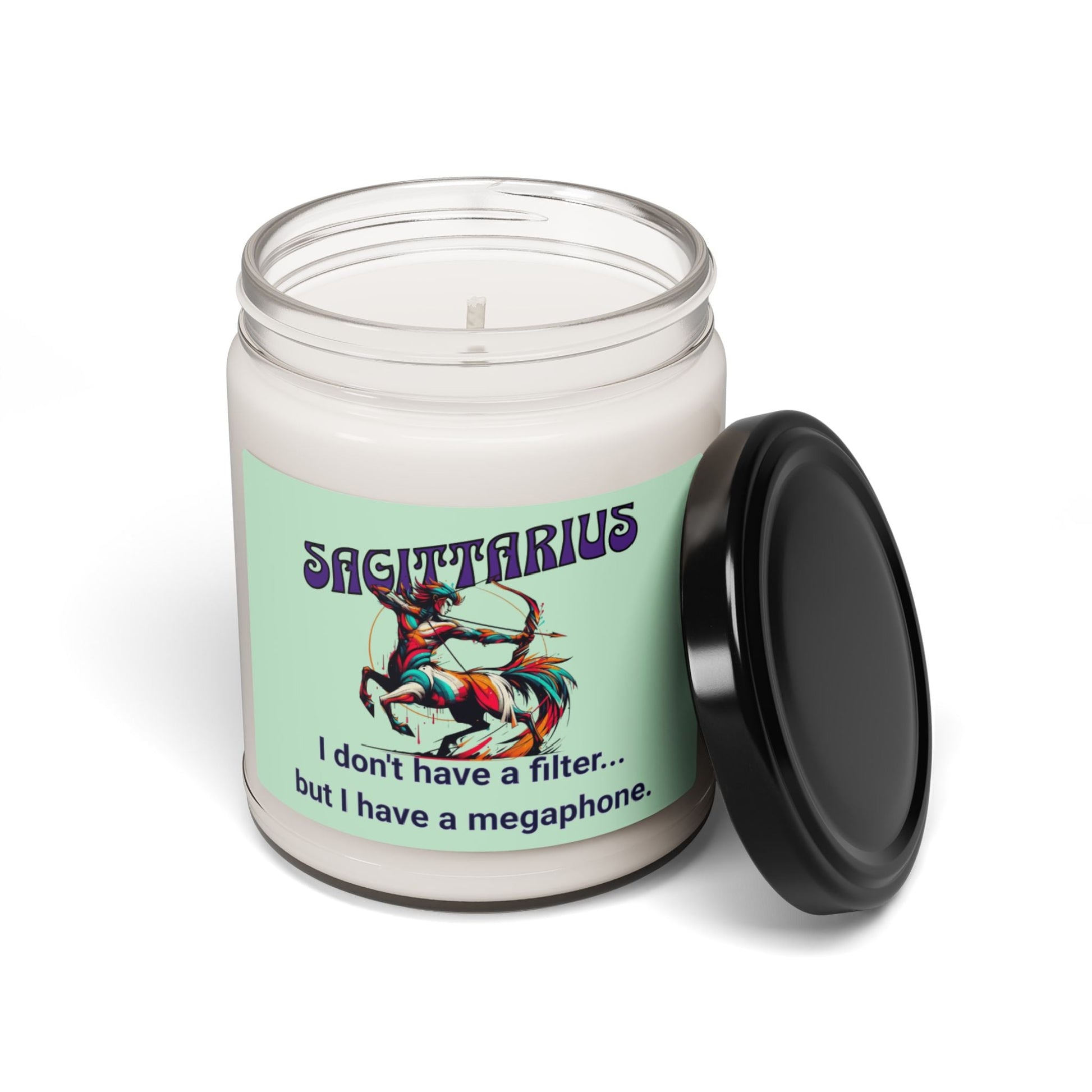 Sassy Sagittarius Soy Candle, 9oz - VICIOUSLY CRUNK MERCH