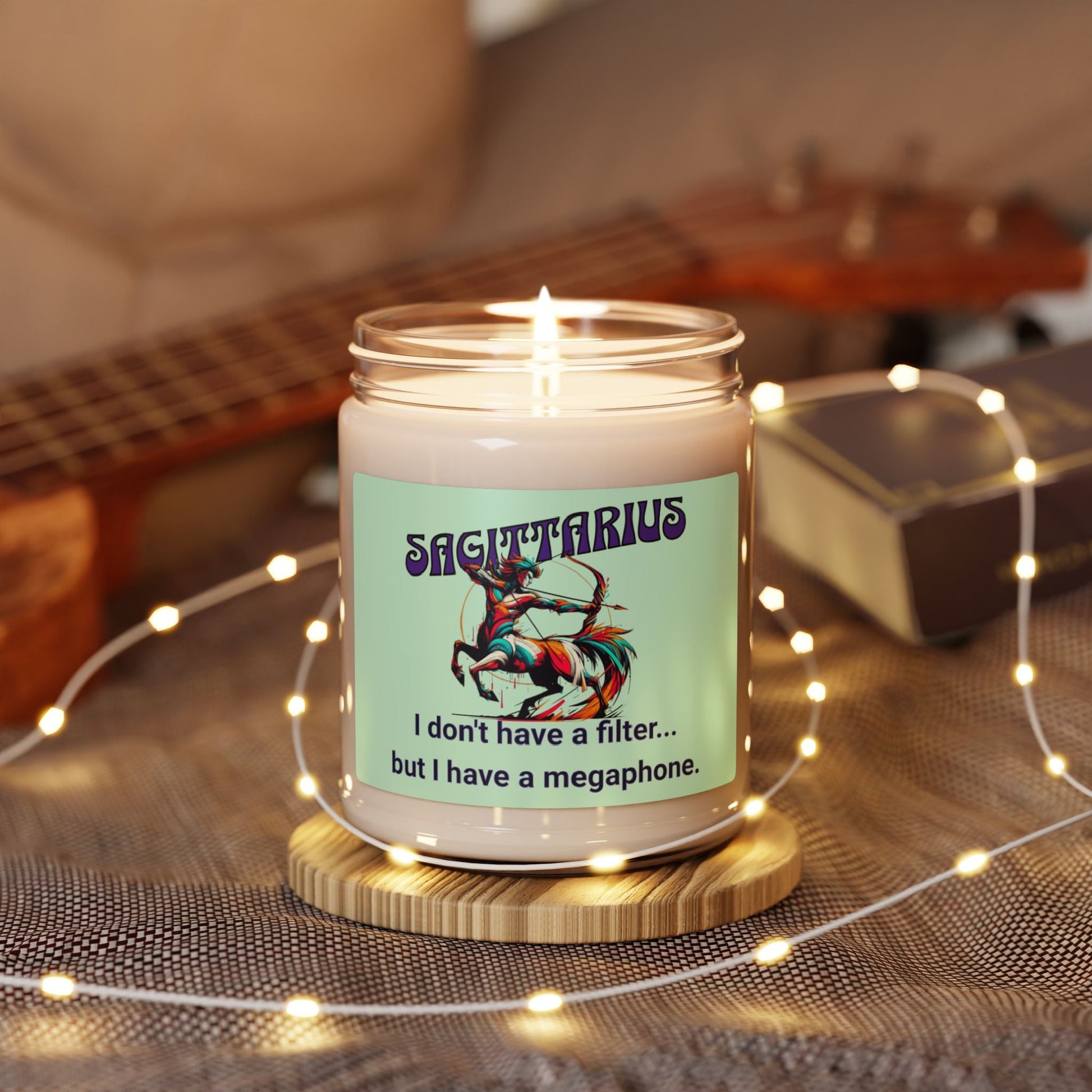 Sassy Sagittarius Soy Candle, 9oz - VICIOUSLY CRUNK MERCH