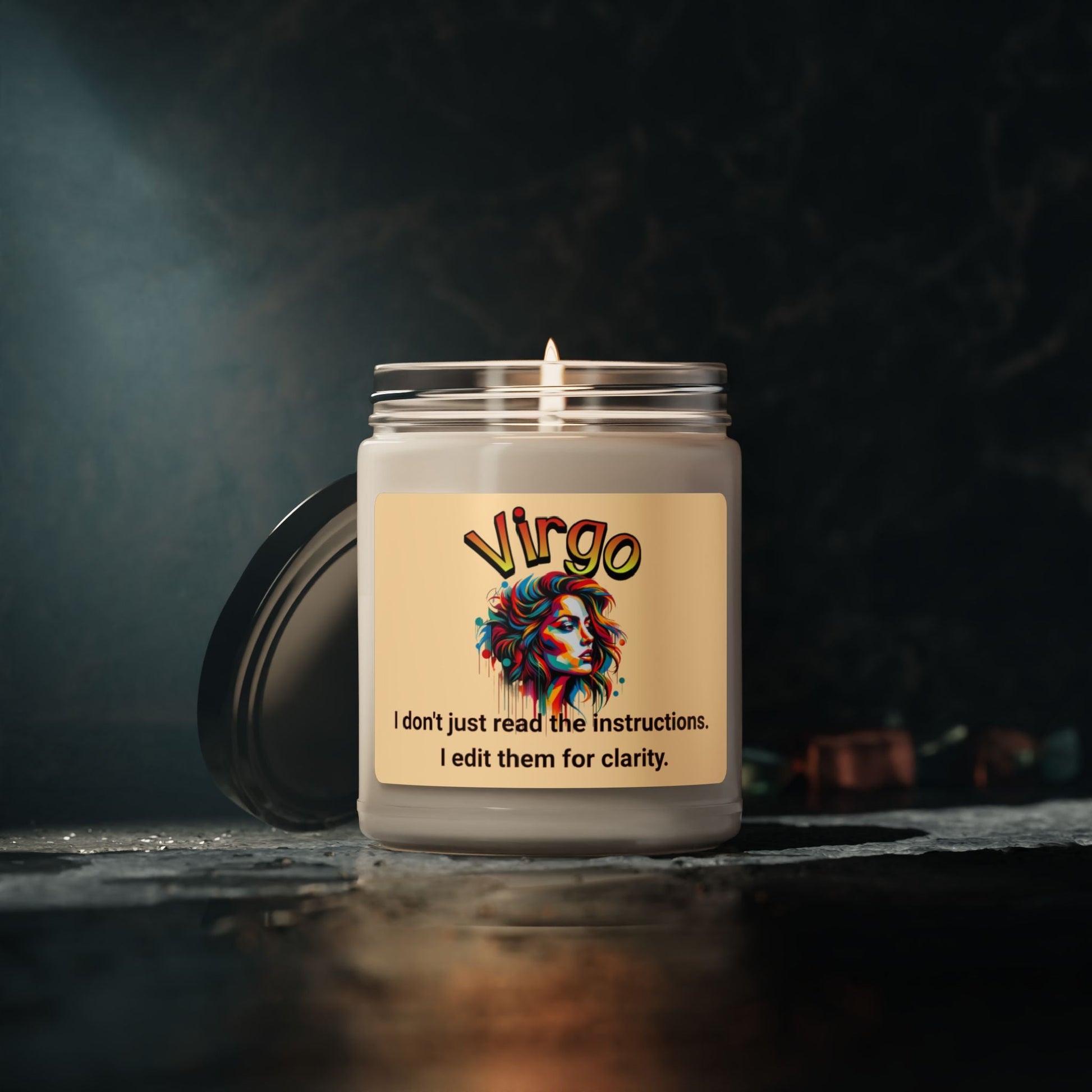 Sassy Virgo Soy Candle, 9oz - VICIOUSLY CRUNK MERCH