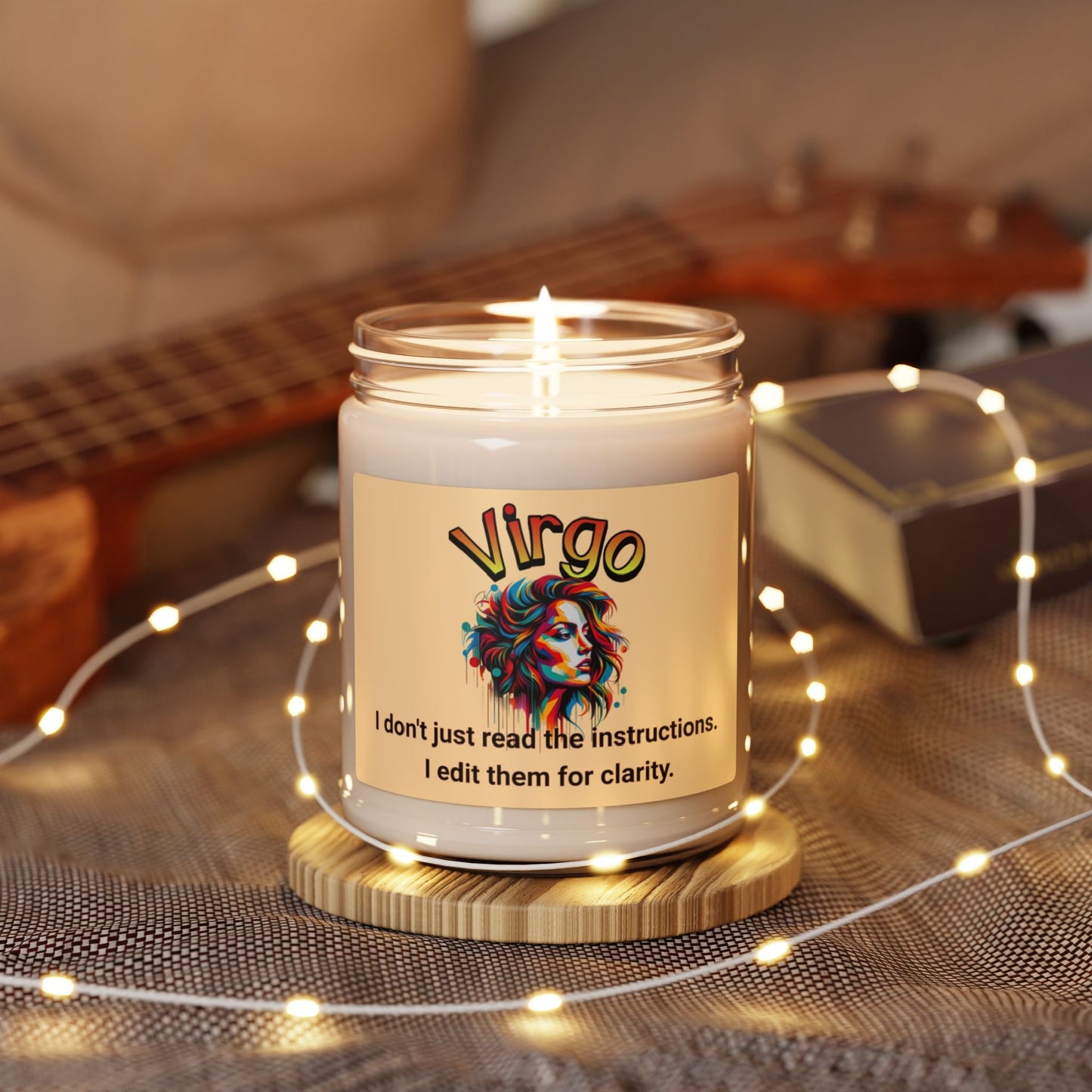 Sassy Virgo Soy Candle, 9oz - VICIOUSLY CRUNK MERCH