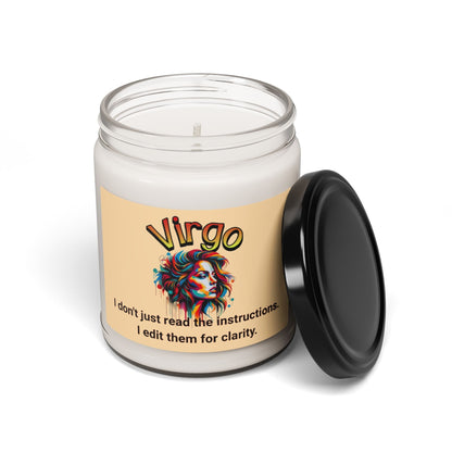 Sassy Virgo Soy Candle, 9oz - VICIOUSLY CRUNK MERCH