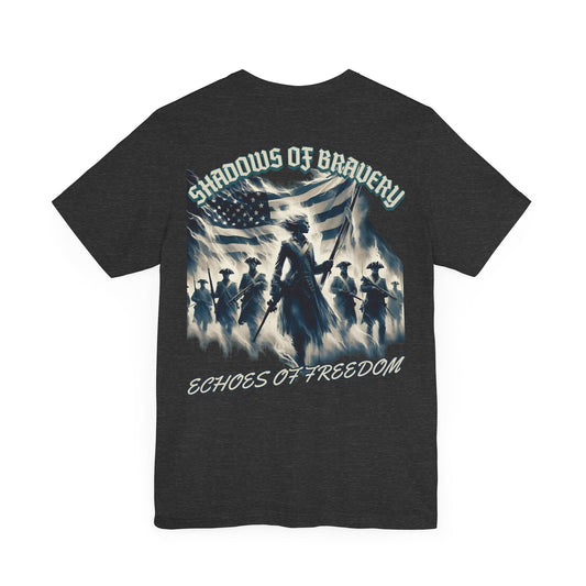 Shadows of bravery tee, 4th of july tee, independance day tshirt, america tee, - VICIOUSLY CRUNK MERCH